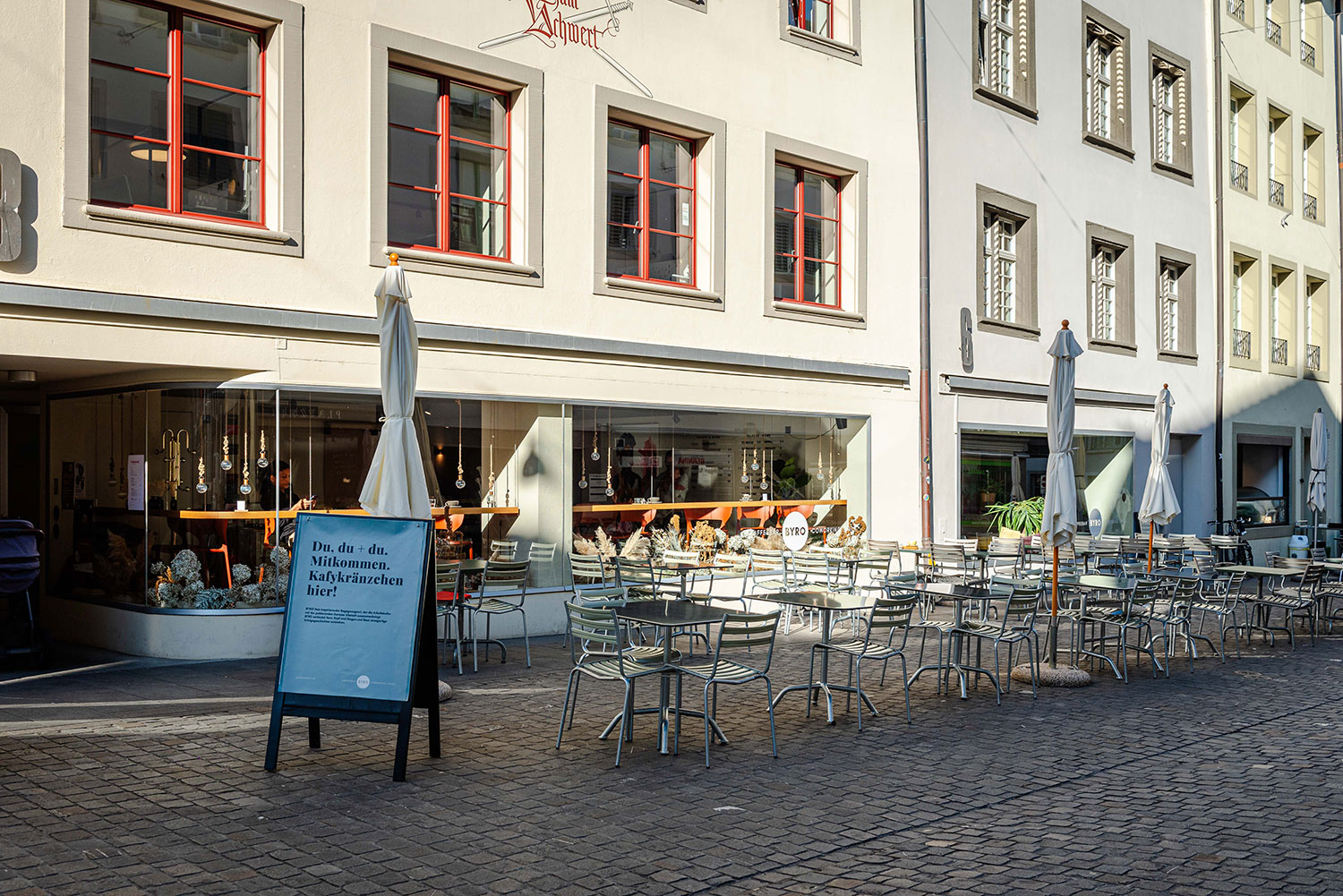 Kaffeebar 34 byro aarau aussenansicht